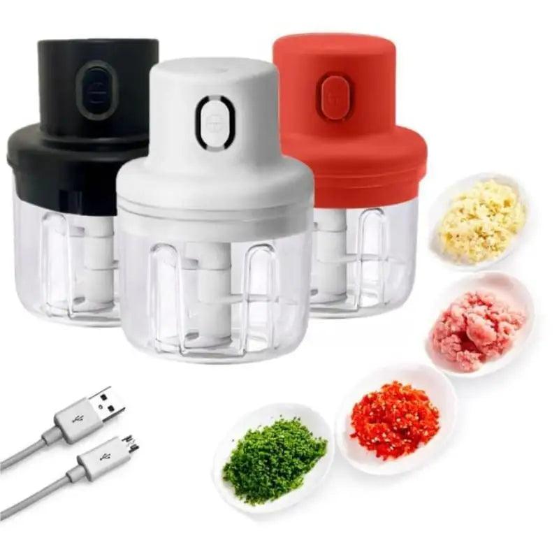 Mini processador de alimentos elétrico 250ml triturador recarregável sem fio utensílio de cozinha