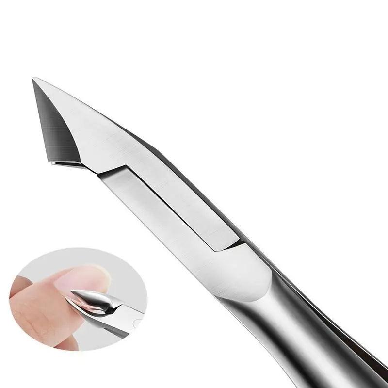 tesoura manicure uma manicure cutícula tesoura clippers trimmer removedor pele morta