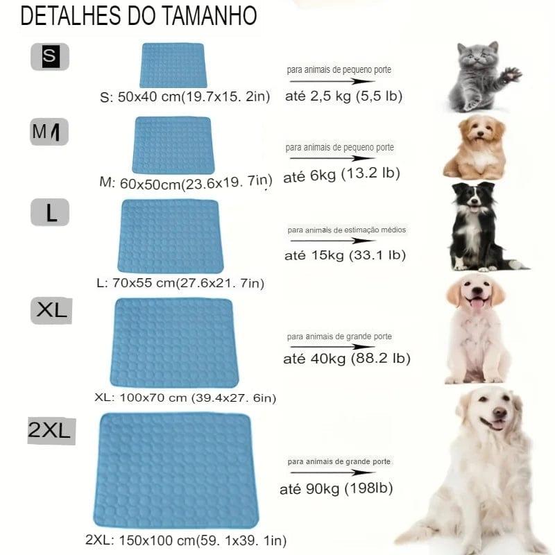 Tapete de Resfriamento para Cães e Gatos – Extra Grande e Durável