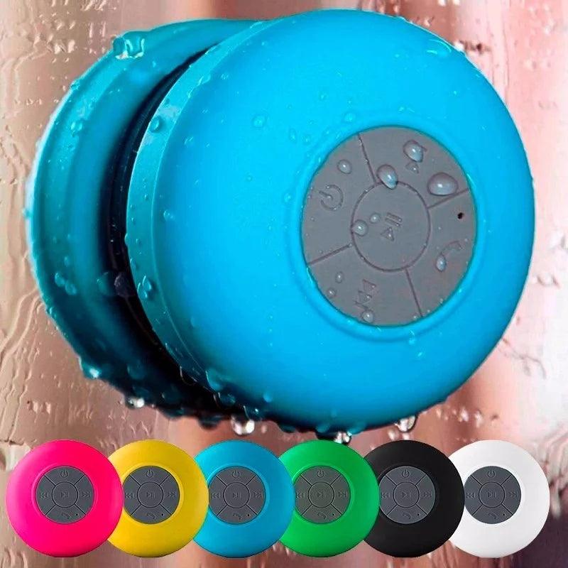 DAFUSHOP Mini Caixa de Som Bluetooth Prova D Água Portátil Banheiro Piscina Chuveiro