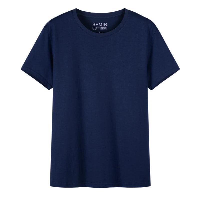 T-Shirt Semir Masculina - Algodão Casual