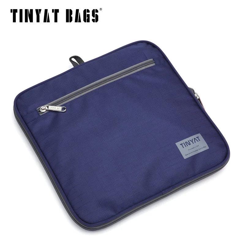 TINYAT Masculino Homens Bolsa de Viagem Dobrável