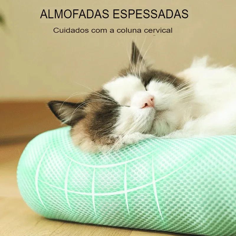 Cama de gato de estimação de verão refrescante almofada