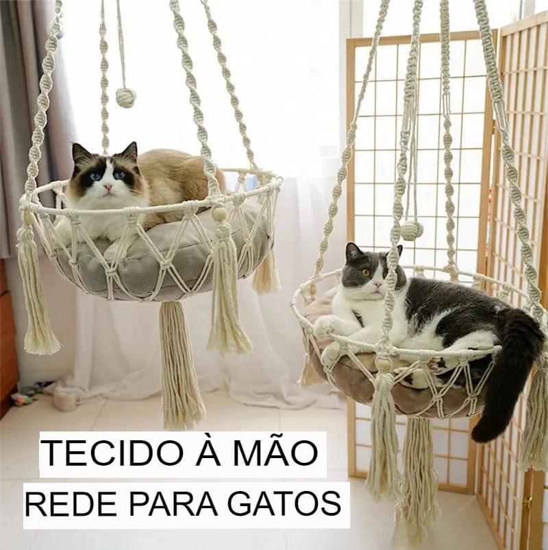 Novo produto tecido à mão ninho de gato