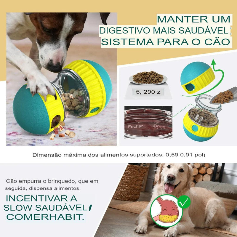 Brinquedo Dispensador de Comida para Cachorro