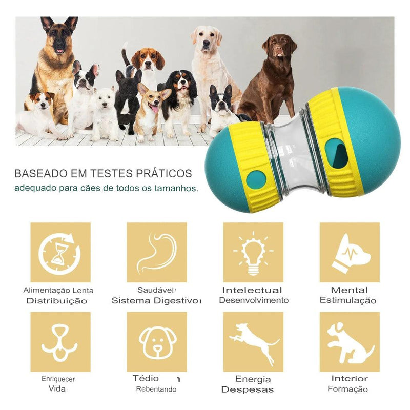 Brinquedo Dispensador de Comida para Cachorro