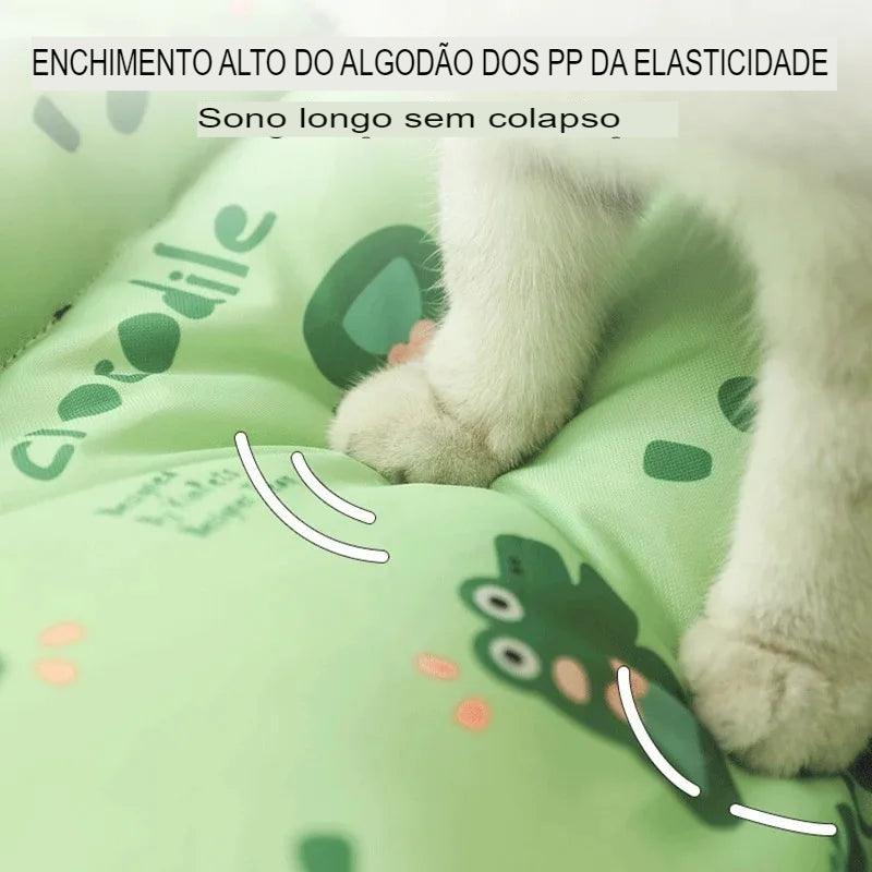 Cama de gato de estimação de verão refrescante almofada