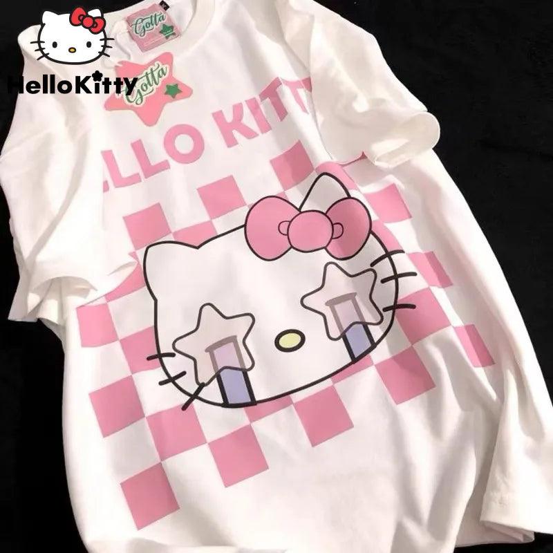 Camiseta Feminina Sanrio Hello Kitty