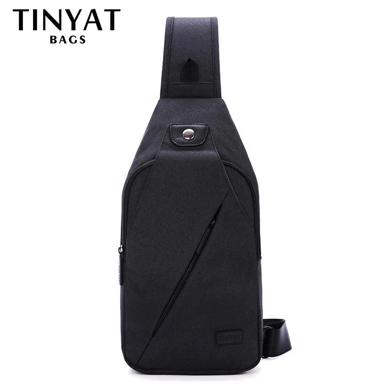 TINYAT  Bolsa tipo tiracolo para 7,9 polegadas, preta