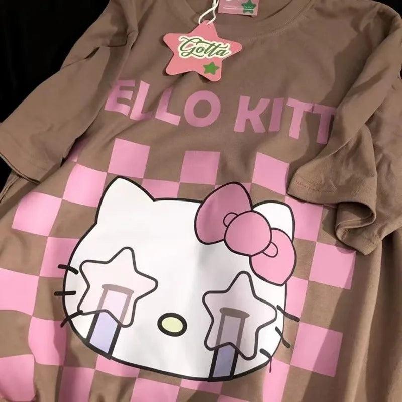 Camiseta Feminina Sanrio Hello Kitty