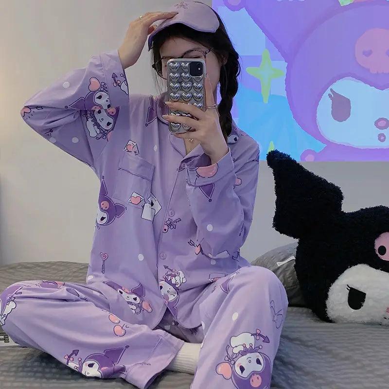 Pijama Feminino Sanrio Kuromi