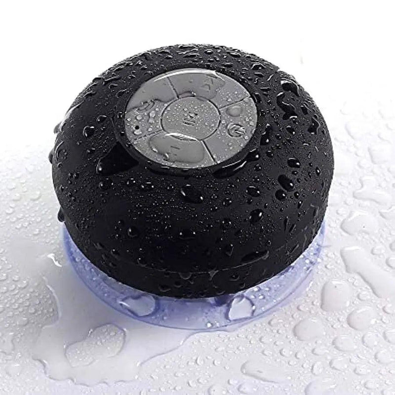 DAFUSHOP Mini Caixa de Som Bluetooth Prova D Água Portátil Banheiro Piscina Chuveiro