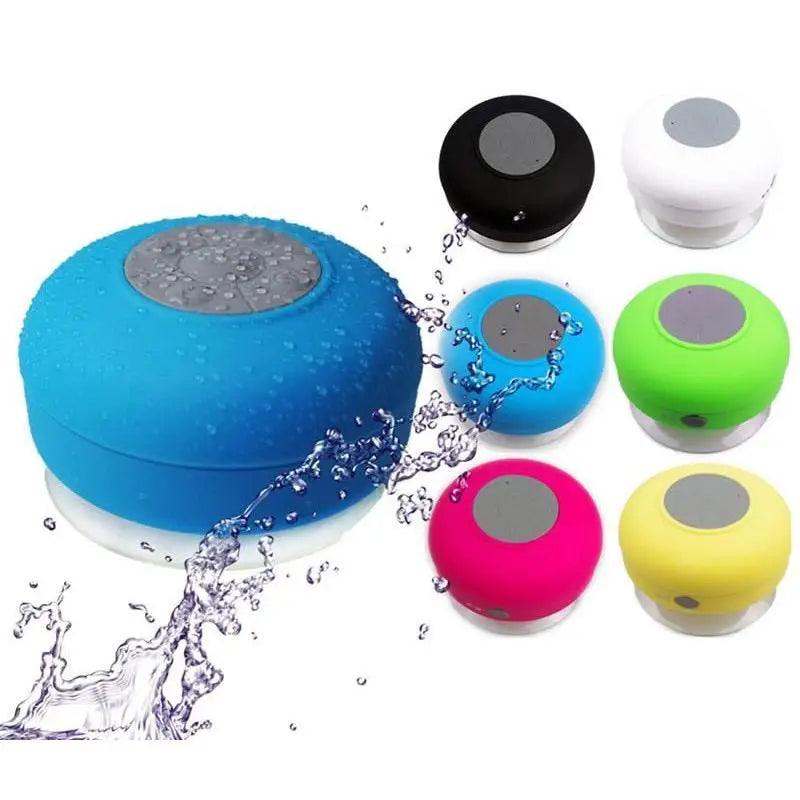 DAFUSHOP Mini Caixa de Som Bluetooth Prova D Água Portátil Banheiro Piscina Chuveiro