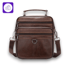 Bolsa masculina WESTAL – feita com couro genuíno 100%, perfeita para quem busca um acessório durável