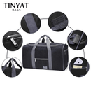 Bolsa de viagem dobrável masculina TINYAT – fácil de carregar, perfeita para viagens rápidas e fins de semana