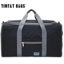 Bolsa de viagem dobrável masculina TINYAT – fácil de carregar, perfeita para viagens rápidas e fins de semana