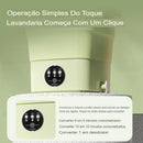 Mini Máquina de Lavar Dobrável – Compacta e Prática para Qualquer Espaço