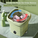Mini Máquina de Lavar Dobrável – Compacta e Prática para Qualquer Espaço