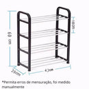 Sapateira e Organizador Minimalista Ajustável – Praticidade e Resistência para Seu Espaço