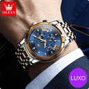 Relógio Masculino OLEVS – Luxo, Precisão e Durabilidade