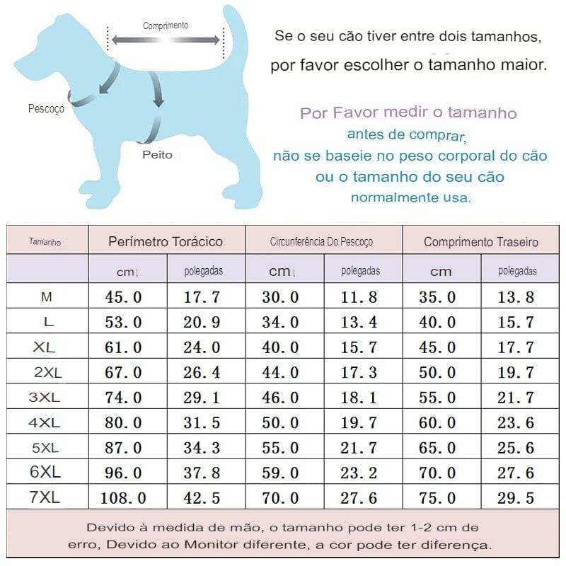 Para cães pequenos e grandes, jaqueta de inverno